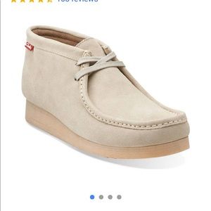 Clarks men’s bone suede wallaby’s